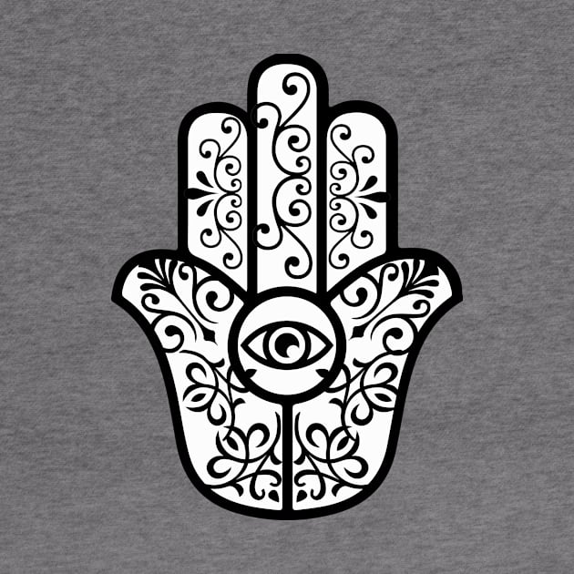 Hamsa Hand Evil Eye by livania